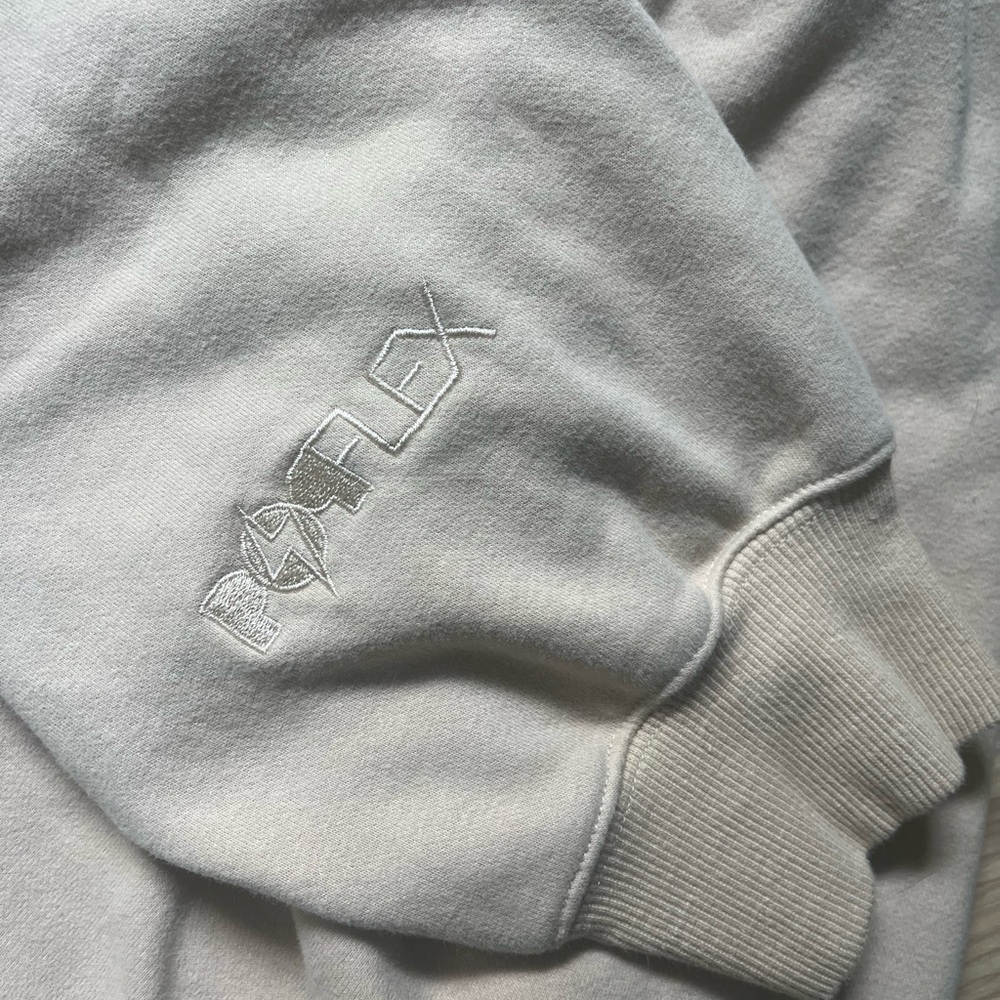 Popflex Tan Cropped Sweatshirt - Picture 4 of 4